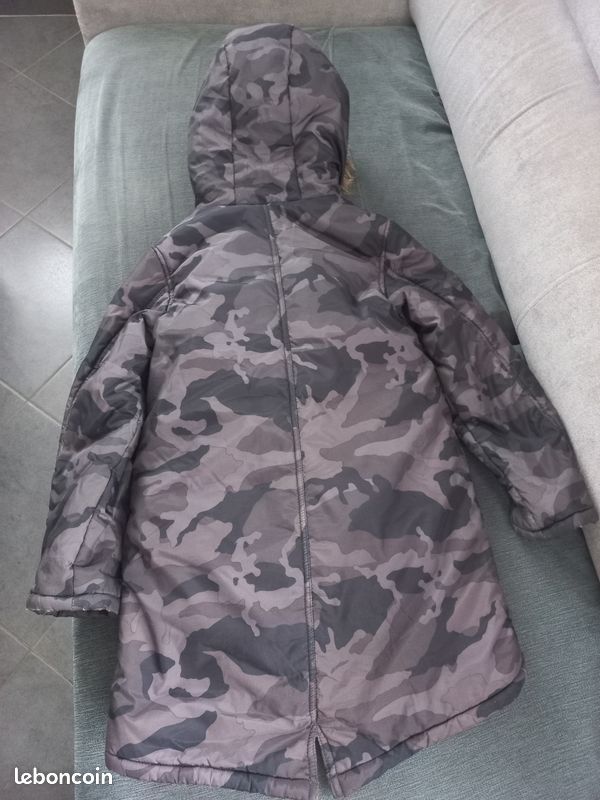 Parka enfant style militaire (image 2)