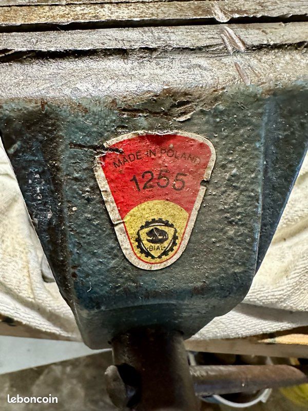 Étau d’établi ancien 125 mm – poids 16,5 kg (image 4)