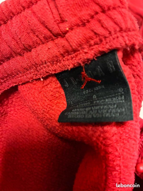Ensemble jogging Jordan rouge (image 3)