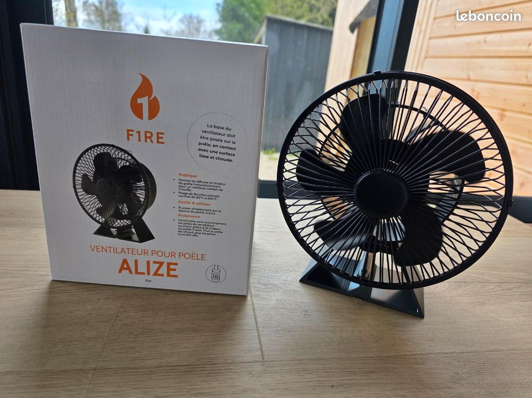 2023 Nouveau Ventilateur Poele à Bois 6 Pales, Ventilateur Cheminée