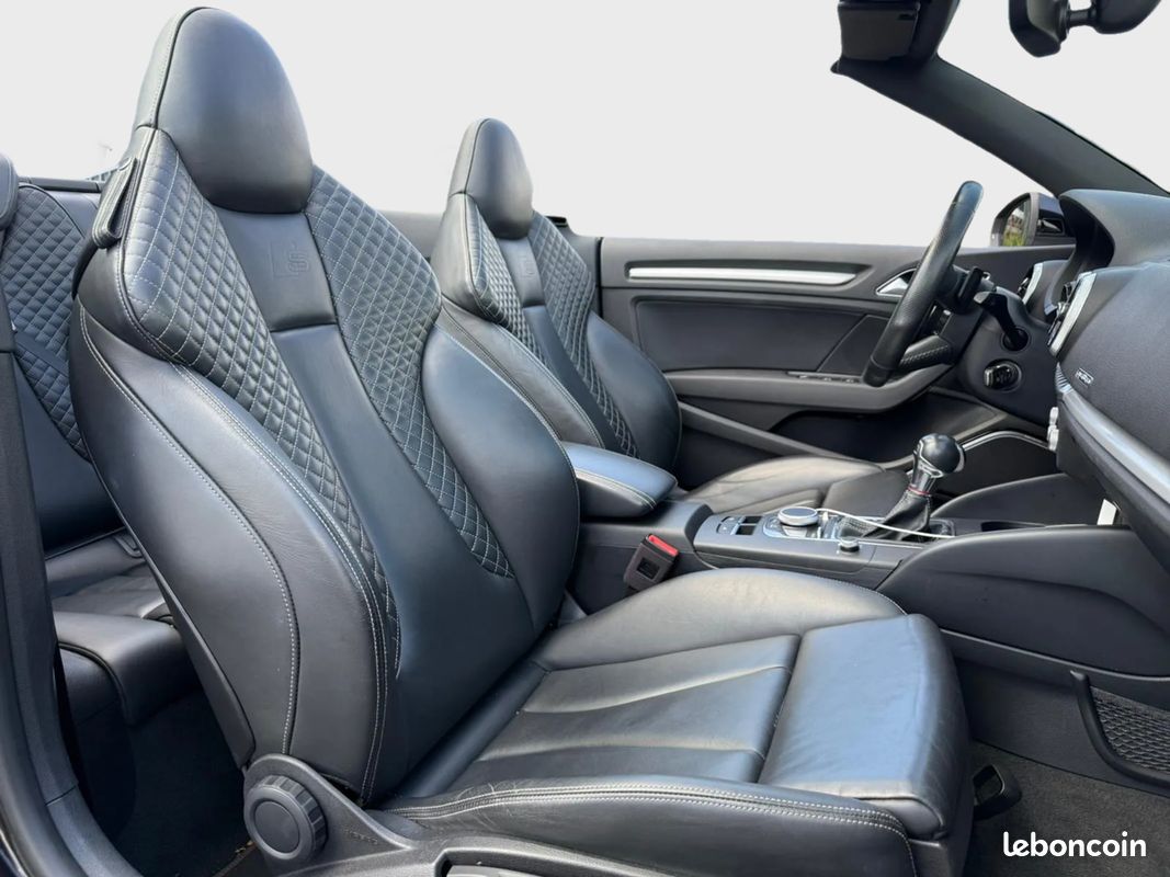 Audi S3 Cabriolet FACELIFT 2.0 TFSI 310CH QUATTRO S TRONIC 7 * FULL OPTIONS * PAS DE MALUS (image 13)