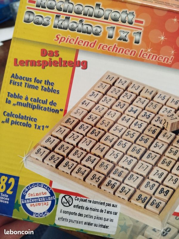 Jeu de multiplications (image 1)