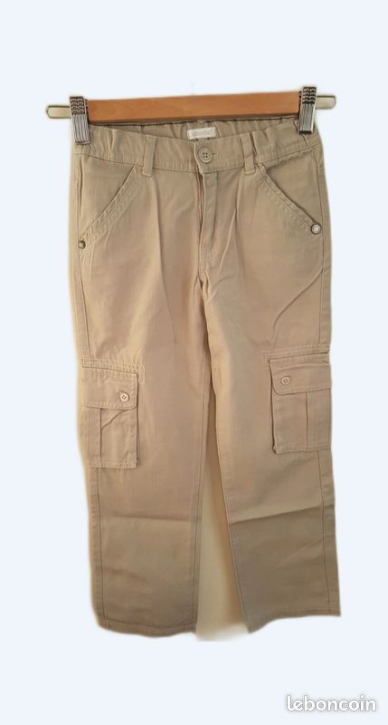 Pantalon beige garçon 8 ans absorba 7 (image 1)