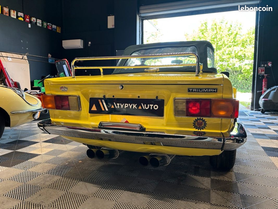 Roadster anglais Triumph TR6 2,5 6 cylindres double Carburateurs Stromberg, très belle look unique (image 5)