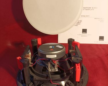 Enceintes Encastrables Plafond DALI Phantom E60 Blanc - Haute Qualité Sonore - Paire