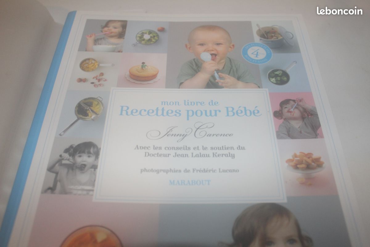 Gros Livre de Recettes pour les Bébés (Super livre en tbe) (image 1)