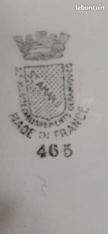 Ensemble de toilette, vasque et broc (image 3)