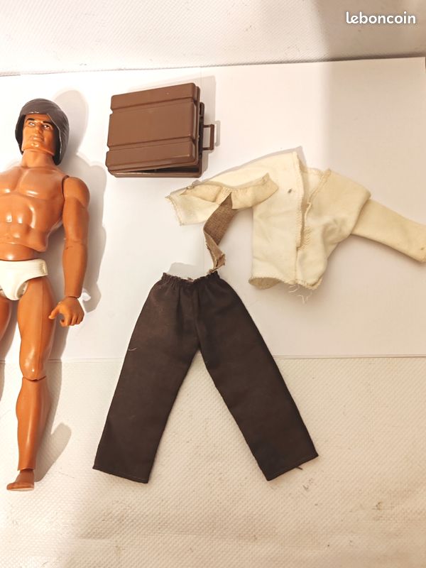 Big Jim Agent Secret O04 - Valise Mattel Avec 4 Masques - Jouet Vintage Occasion