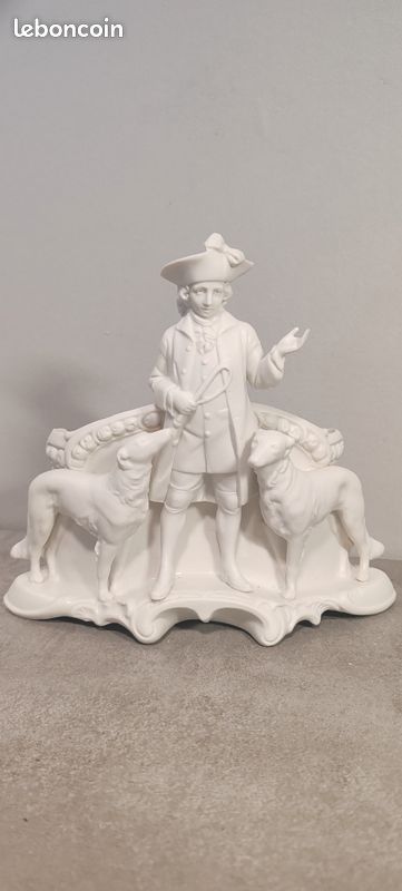 Vase Rococo En Céramique Vert - Hauteur 28 Cm Neuf - Décoration Collection