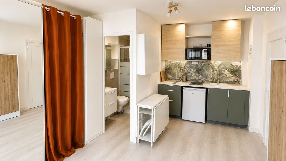Appartement 1 pièce 20 m² · à Bourg-Saint-Andéol · 20 m² · 530 €