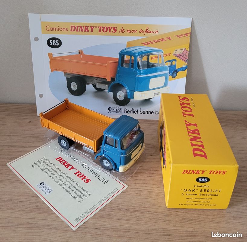 Camion Benne Ford Dinky Toys Atlas Réédition, Multicolore, Boîte Coupée