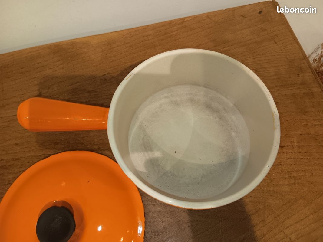 Casserole le creuset fonte émaillée orange diamètre 16 cm (image 3)