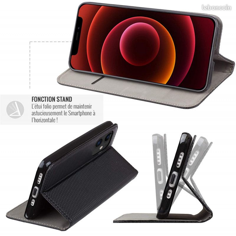 COQUE ET ÉTUI pour iPhone 11 -Noire - Jayme - Neuve (image 5)
