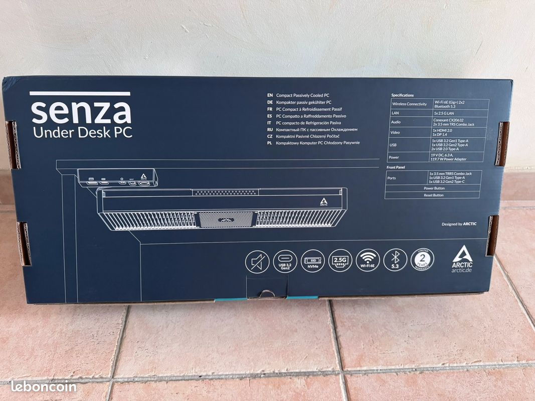 PC Ultra-Compact ARCTIC Senza 5700G – NEUF & SILENCIEUX (image 6)