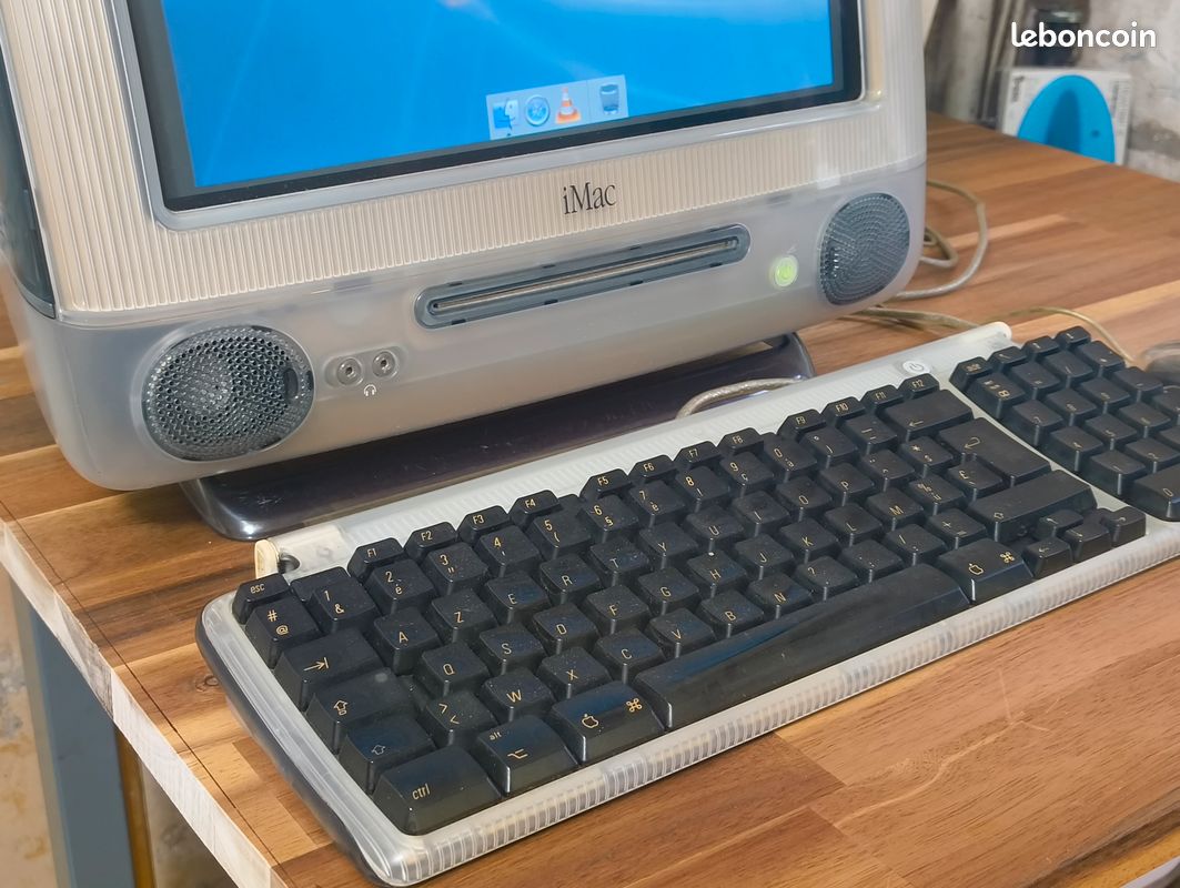 IMac G3 Graphite Vintage - PowerPC 400 MHz - Apple Collector Complet