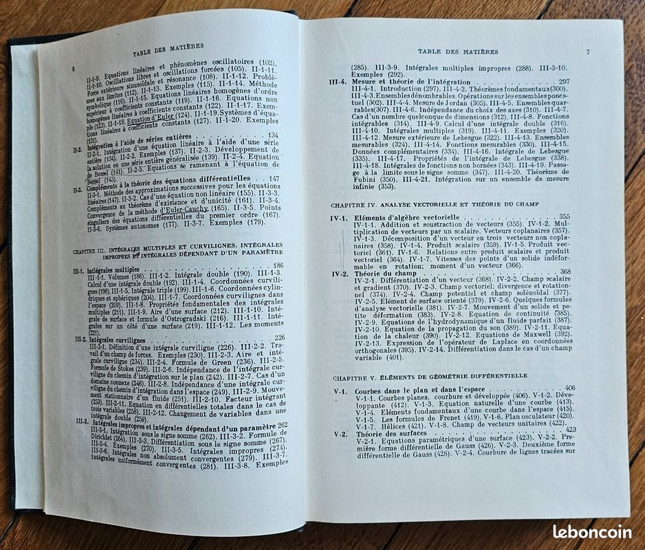 Cours de mathématiques supérieures, Tomes 2, Smirnov, éditions Mir, Moscou (image 10)