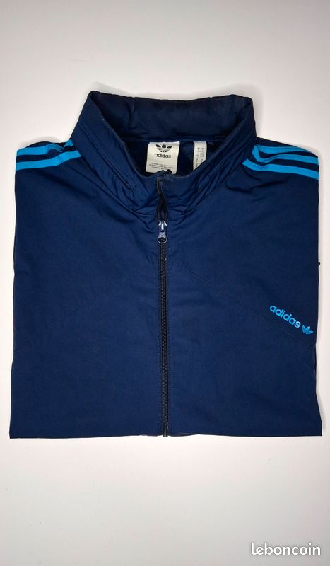 Veste Adidas Originals bleu Marine rouge Jacket survetement coupe