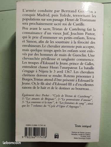 [Livre] Tristan de Castelreng, Tome 5 : Les fils de Belial - Bon état (image 3)
