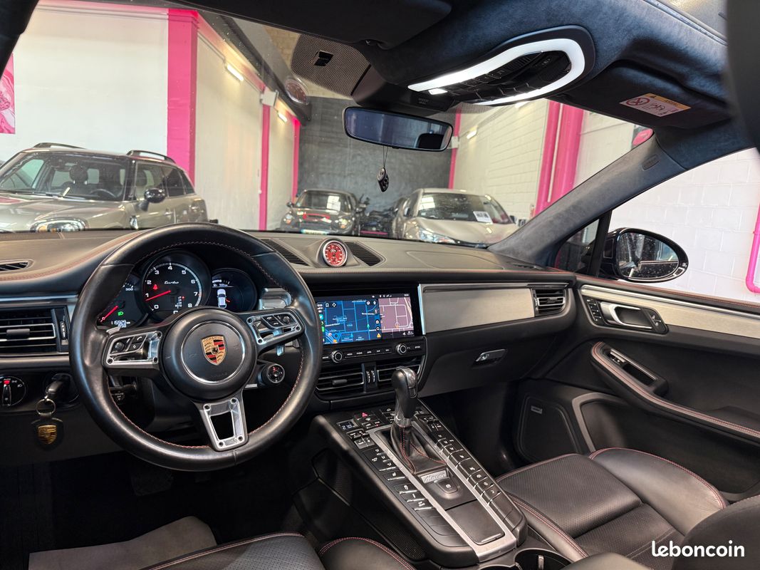 Porsche macan turbo 3.0 440ch pdk suivi porsche toit ouvrant cam 360 bose garantie 12mois fr malus payé (image 15)