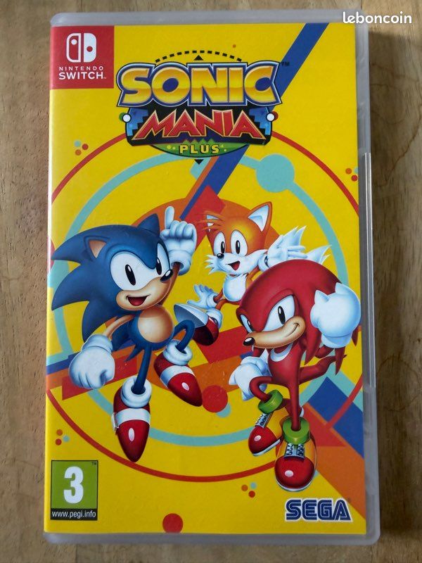 Nintendo Switch Mega Drive edition Jeu vidéo Sonic Mania Plus Sega Pegi 3 (image 1)