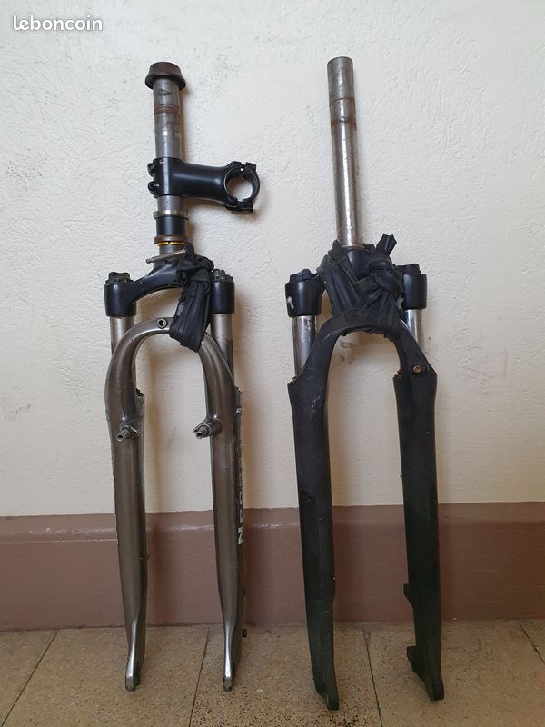 Fourche De Vélo Ancien Grand Colonnage – Modèle 700c, Stock Vieux, Sans Marque