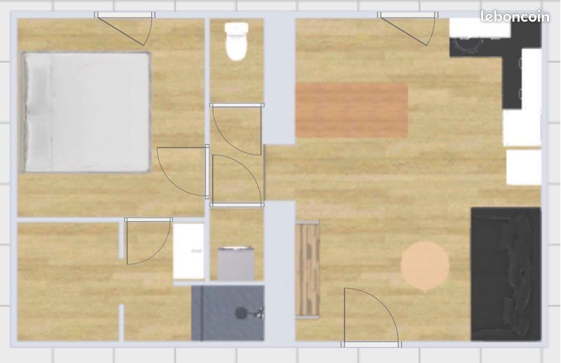 Appartement 2 pièces 43 m² · à Montrevel-en-Bresse · 43 m² · 650 €/mois