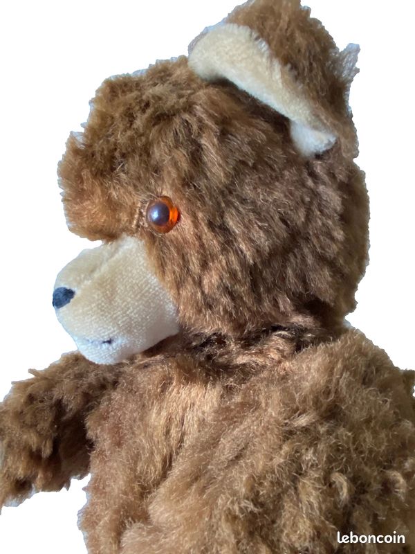 Ancien Ours En Peluche Vintage Teddy Bear, Bel état