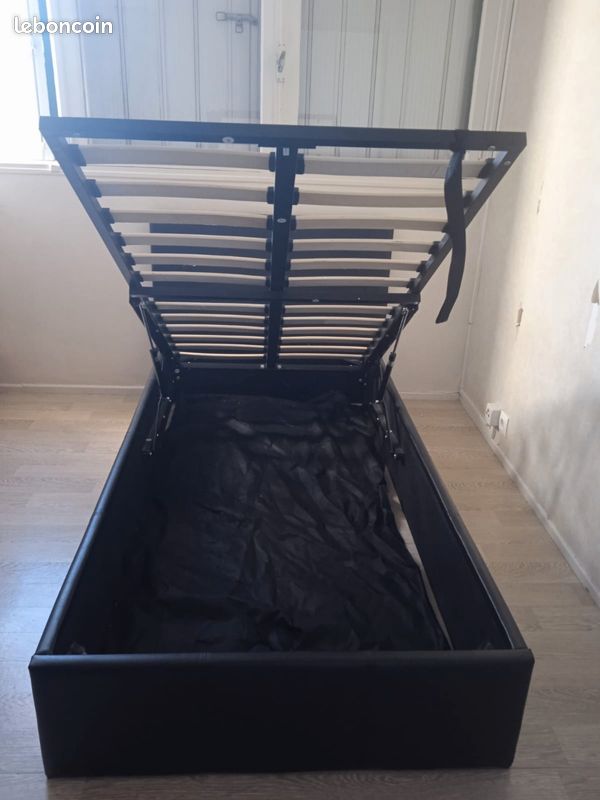 Lit coffre 90x190 (image 1)