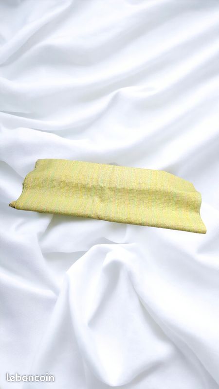 Très beau coupon de tissu chaud authentique vintage 169cm x 140 cm (image 5)
