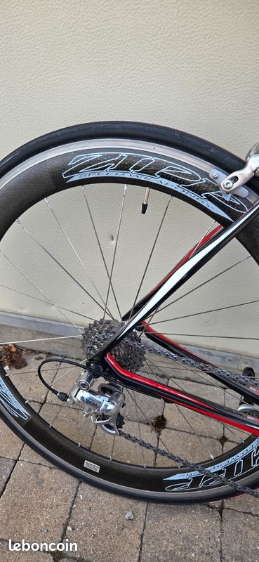 Vélo De Route Homme Scott CR1 Carbone Taille M (54 Cm) Noir/rouge 30 Vitesses