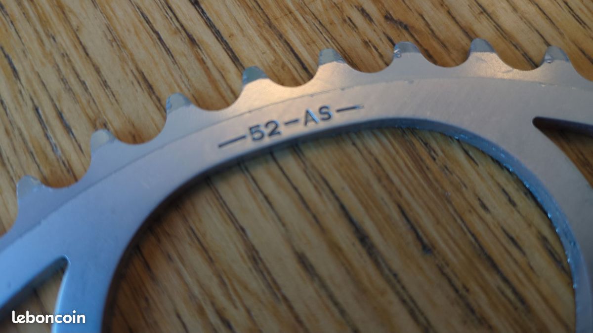 CORONA VINTAGE BREV. CAMPAGNOLO CHAINRING 52t 52 AS BCD 135 NOS