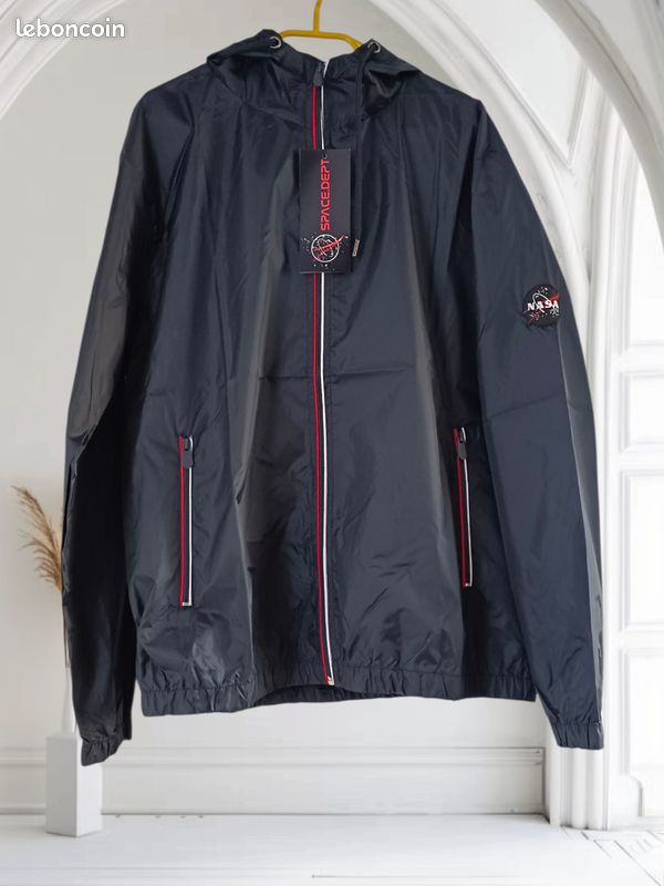 Veste imperméable coupe-vent nasa taille M neuve Vêtements