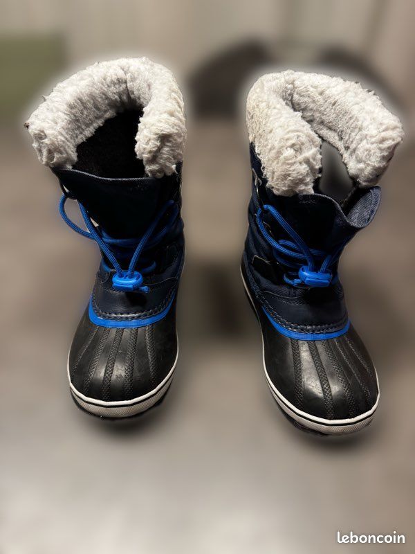 Bottes de neige enfant Sorel bleue (image 1)