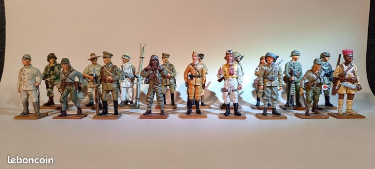 Soldats En Plomb – Armée USA 1940-1945 – Lot De 12 – Del Prado – 1:32