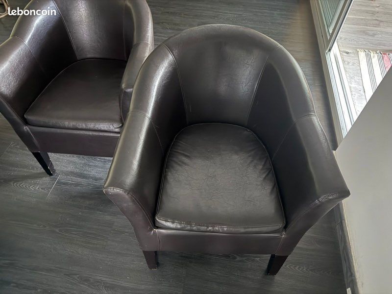 2Fauteuil cuir (image 2)