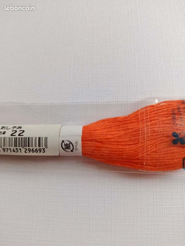 FREEBLOSS Fil Sashiko 100% Coton 4 Écheveaux Rouge – 100 M Chacun, Idéal Broderie Japonaise, Quilting, Couture Artisanale