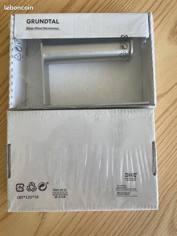 Lot de 2 supports papier toilette Ilea GRUNDTHAL (image 5)