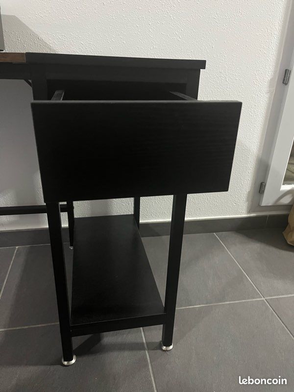 Bureau moderne avec tiroir + support écran (ensemble) (image 3)