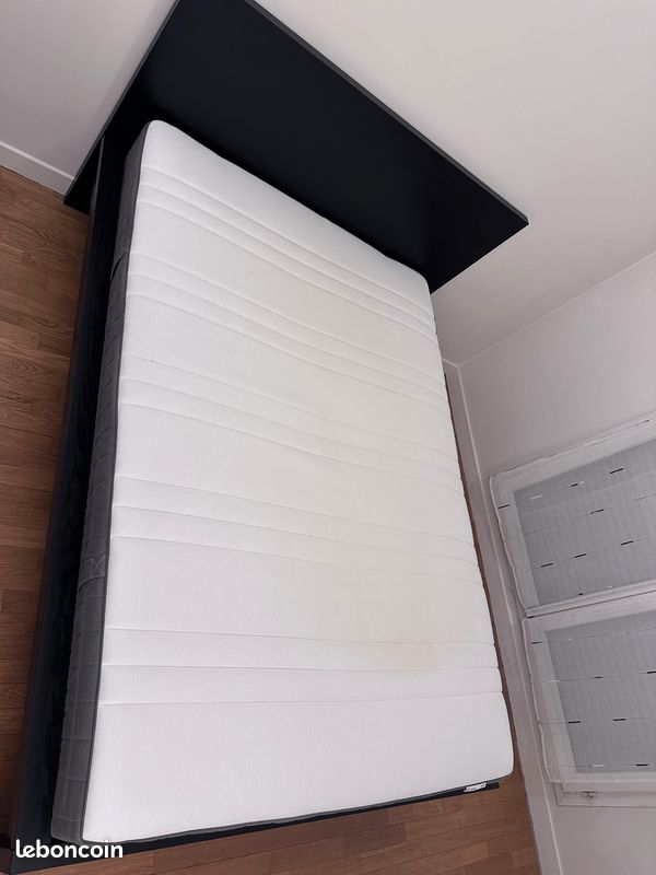 Ensemble cadre de lit MALM + matelas VESTERÖY (140x200 cm) (image 17)