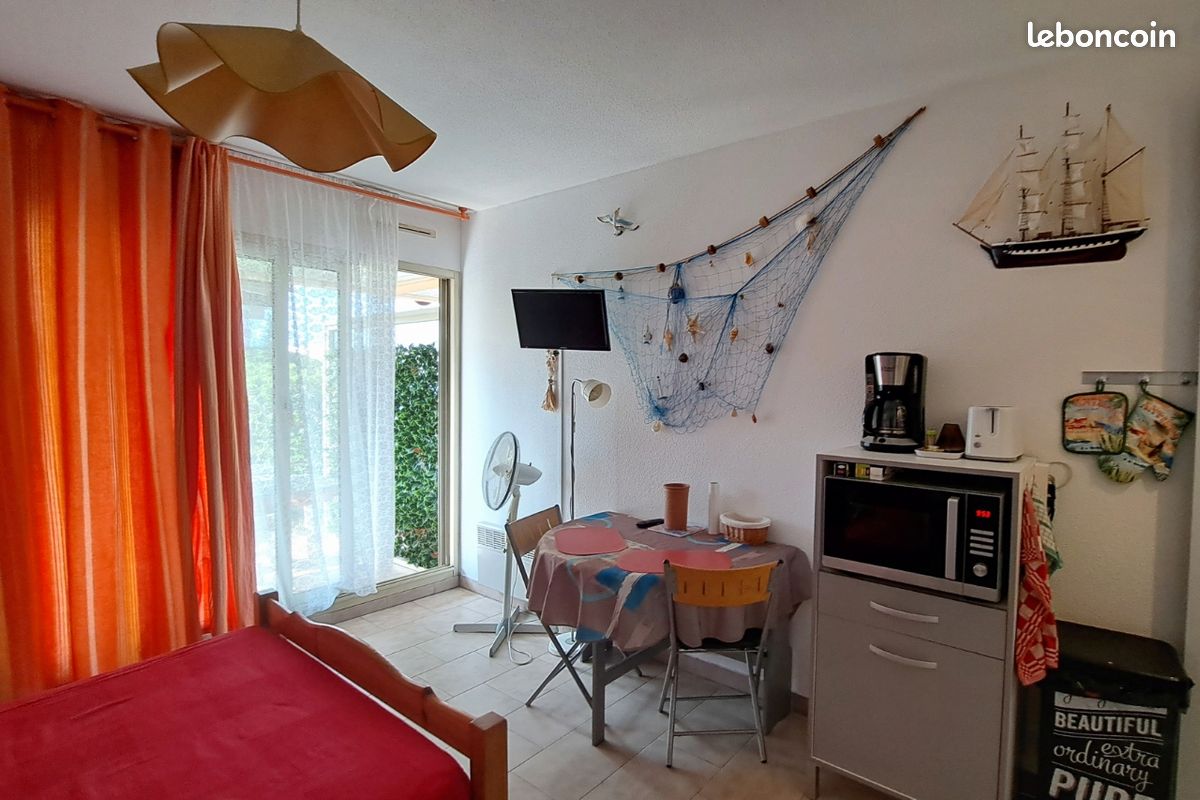 Golfe-juan: studio avec rdj à 3mn de la plage (image 4)