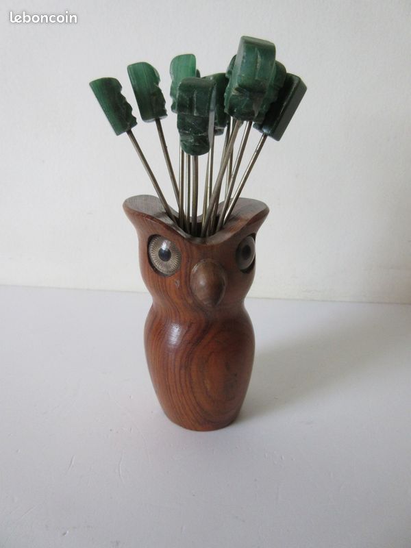 Pique a apéritif " Hibou " années 70 (image 2)