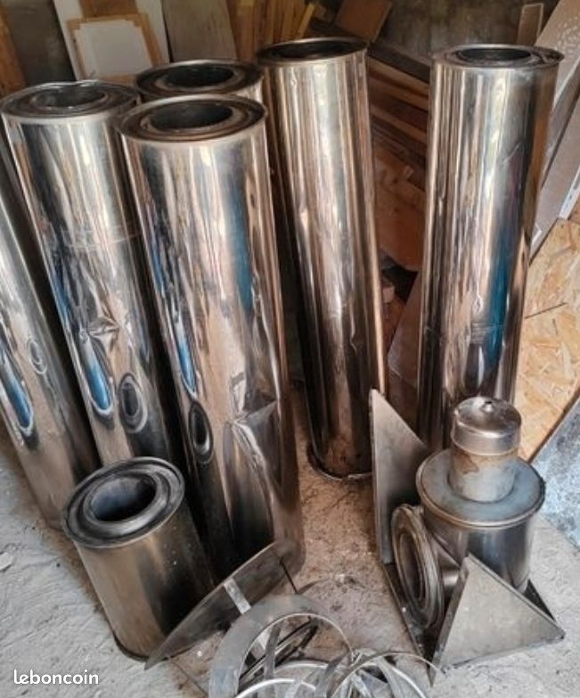 Kit conduit de cheminée inox double paroi (image 1)