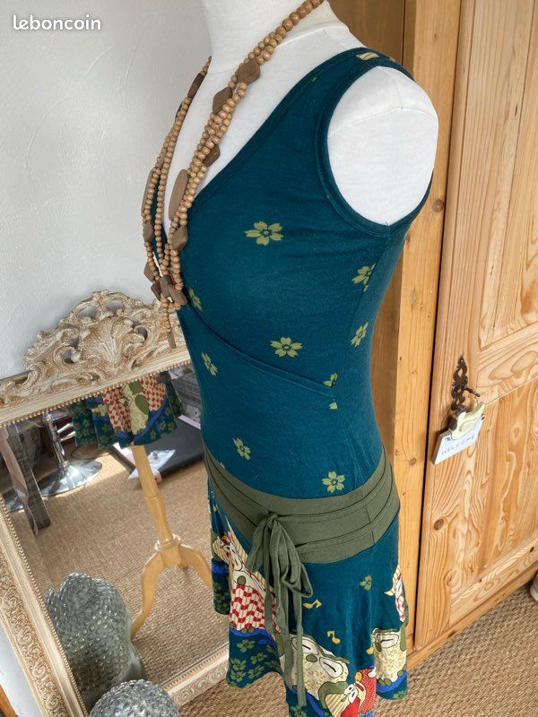 Robe originale & colorée à motifs hiboux O.P.C ☀️Taille unique (image 3)