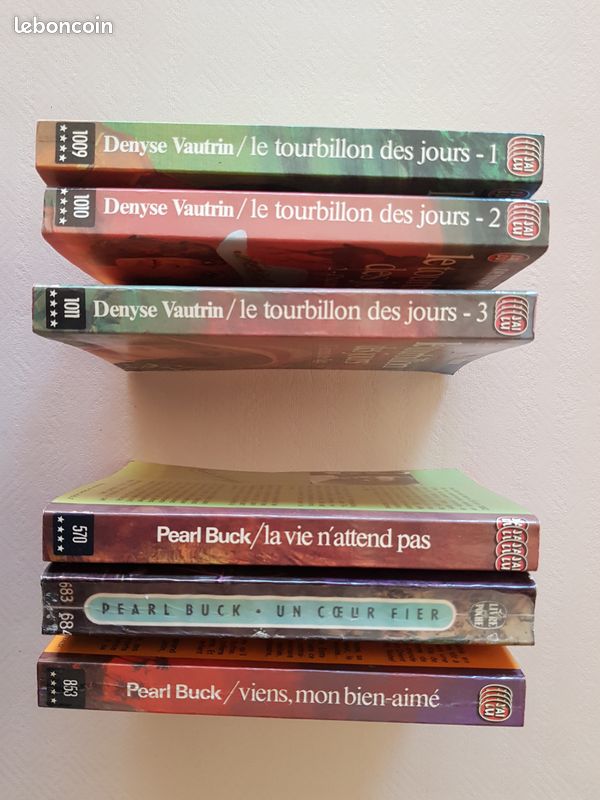 Lot de 3 livres de Denyse Vautrin et 3 de Pearl Buck (image 3)