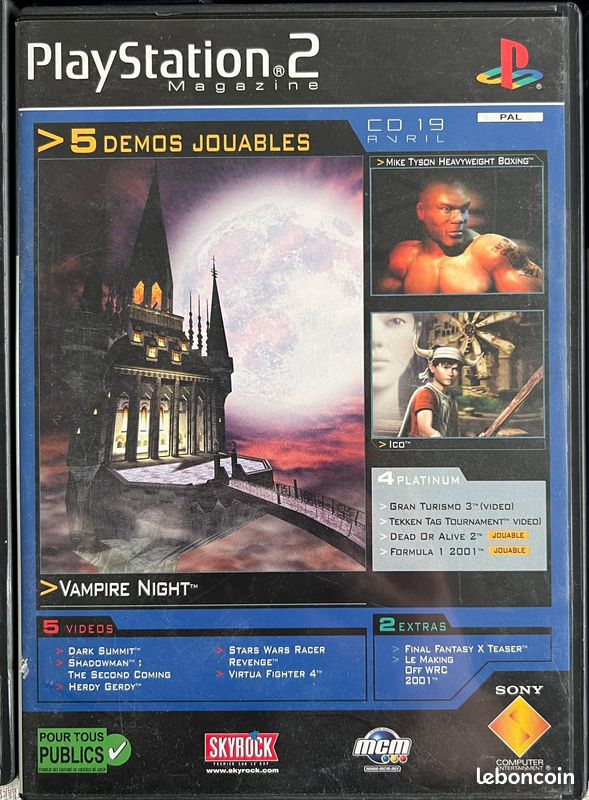 Lot De 10 Jeux Démo PS2 Playstation 2 - Bon état - Jeux D'action Aventure PAL