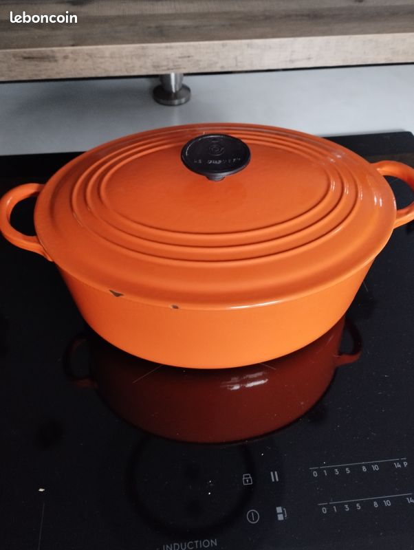 Grande cocotte orange Le Creuset Fonte