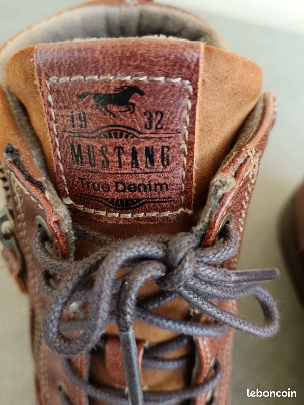 Bottines ou Boots Mustang en cuir Chaussures