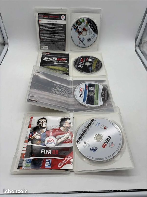 Lot De 6 Jeux FIFA Et PES – FIFA 8, 9, 10 Et PES 8, 9, 10 – PlayStation 3 – PAL Français