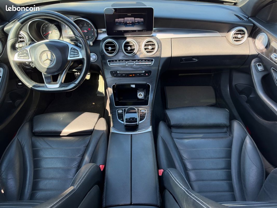 Mercedes CLASSE C BREAK 220 d Sportline 9G-Tronic {TOIT OUVRANT - SIEGE ELECTRIQUE - SON BURMESTER} (image 18)