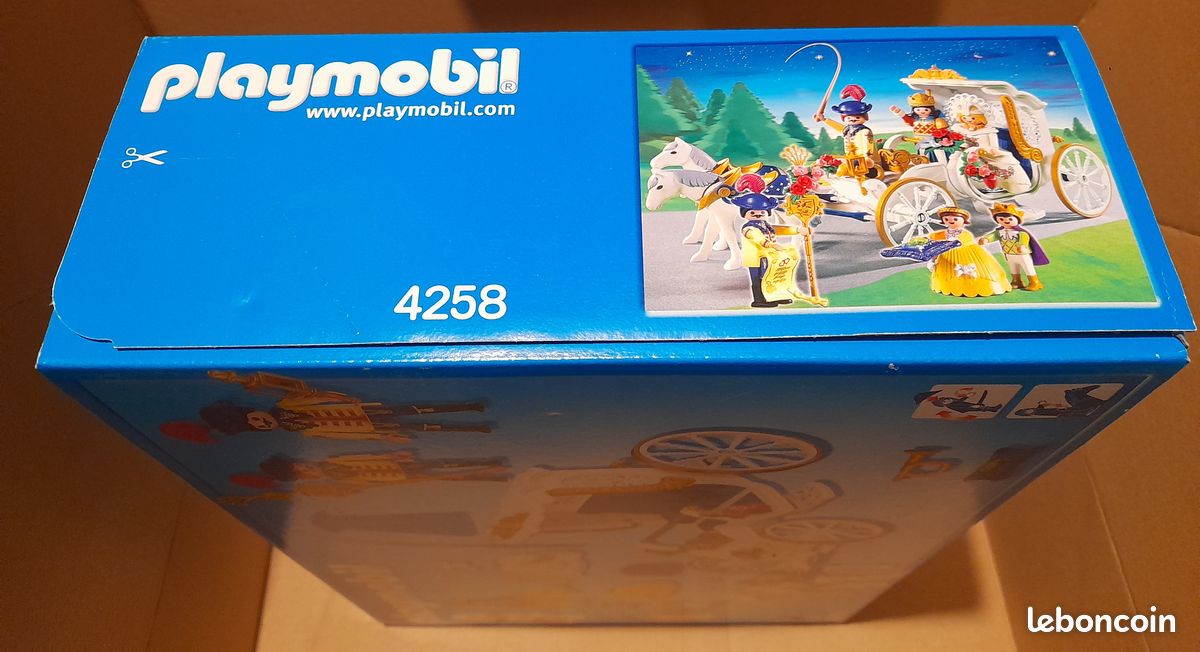 PLAYMOBIL CARROSSE CHARIOT caleche palais château mariés fée princesse